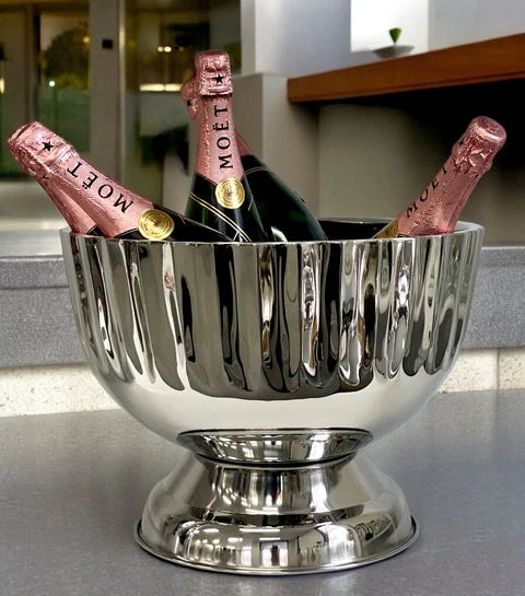 Flair Wrinkle Large Footed Champagne Cooler