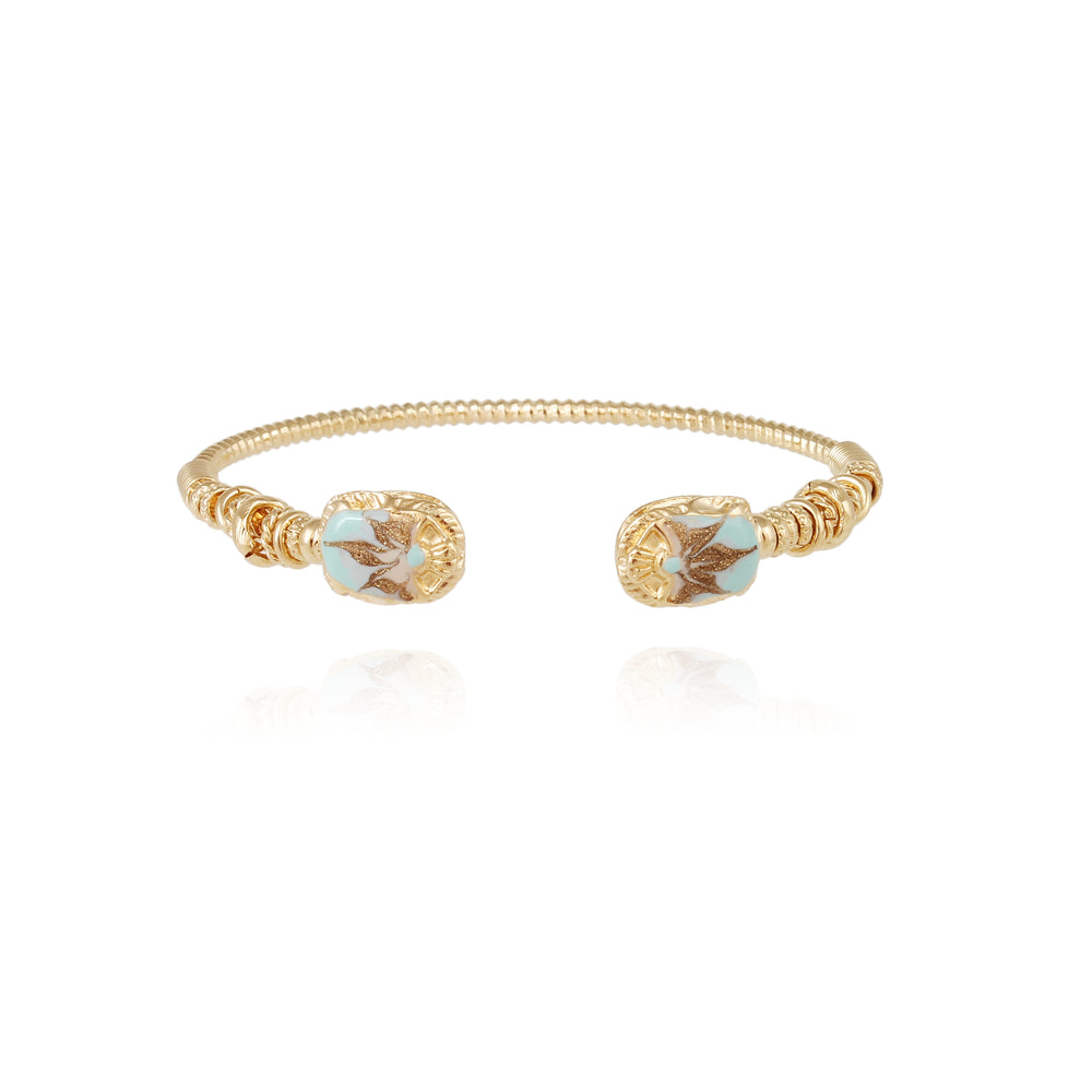 Gas Bijoux Duality Torsca Bracelet Blue Gold