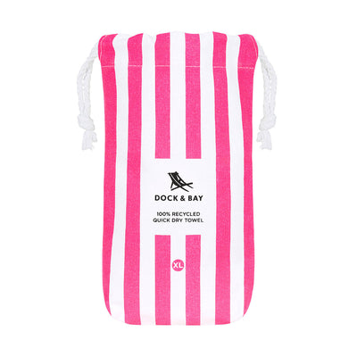 Dock and Bay Towels Cabana Collection X-Large Phi Pink