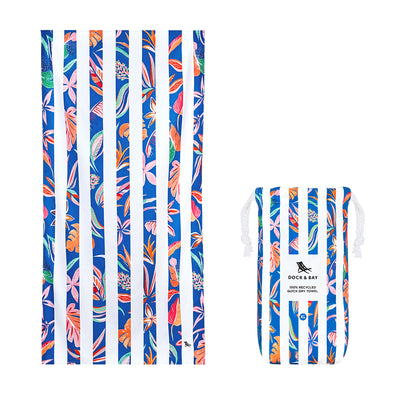 Dock and Bay Towels Tropics Collection X-Large and Large