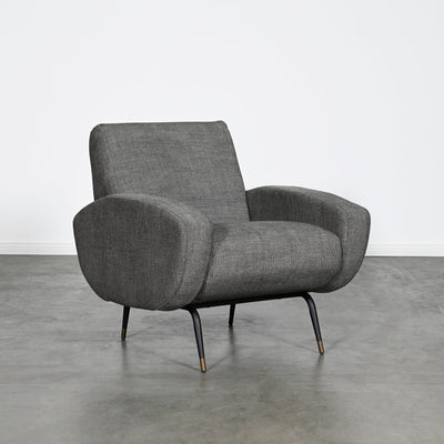 Darcy and Duke Kennedy Chair, Black Tan Knit