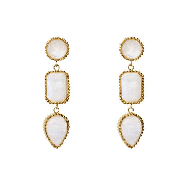 AEC Paris Persephone Moonstone Earrings