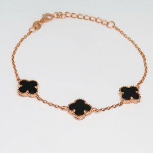 Gammie Clover Rose Gold Bracelet