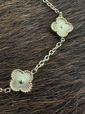 Gammie Italian Clover Gold Bracelet