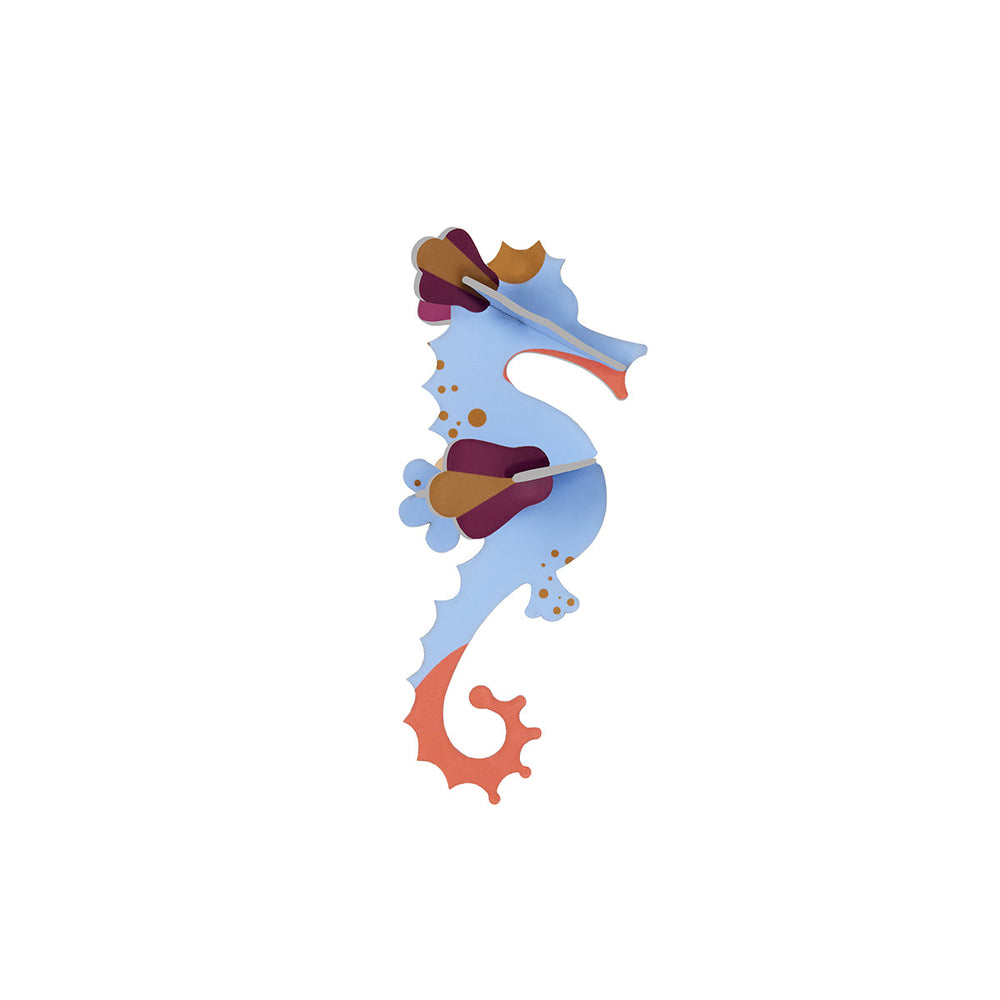 Studio Roof Paper Wall Art Lucky Charm Seahorse 10cm