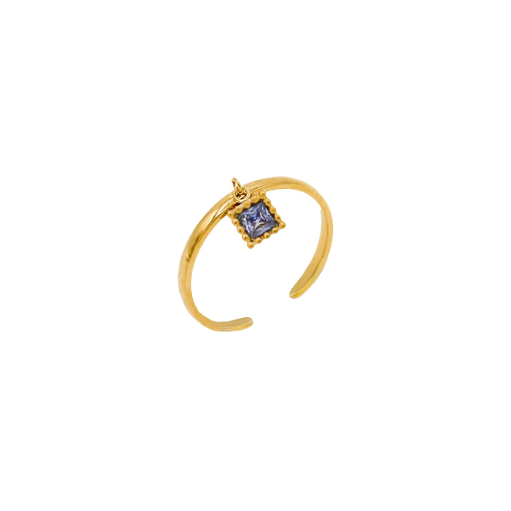 AEC Paris Divya Purple Zirconium Ring