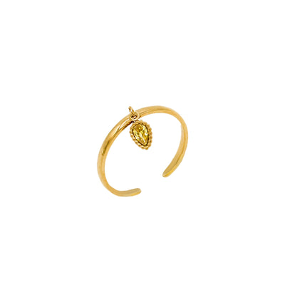 AEC Paris Divya Yellow Zirconium Ring