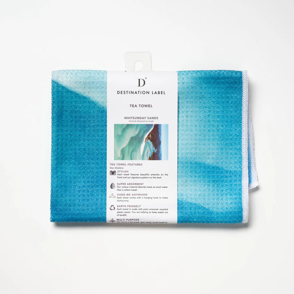 Destination Towels Whitsunday Sands Tea Towel