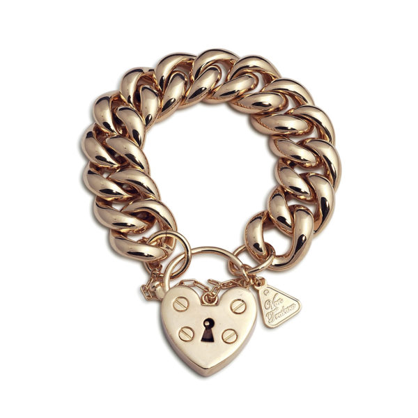 Von Treskow Sterling Silver Big Mama Padlock Bracelet