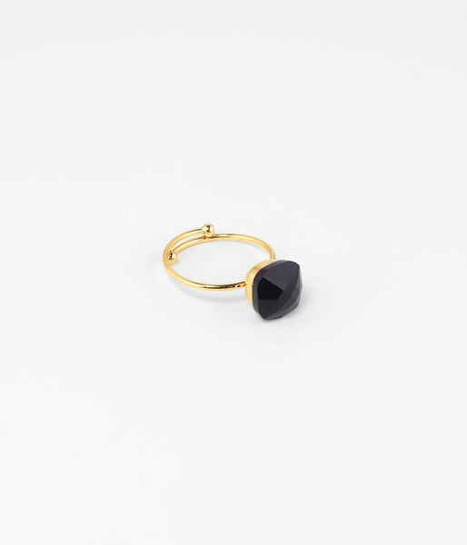 Zag Gold Semi-Precious Stone Ring