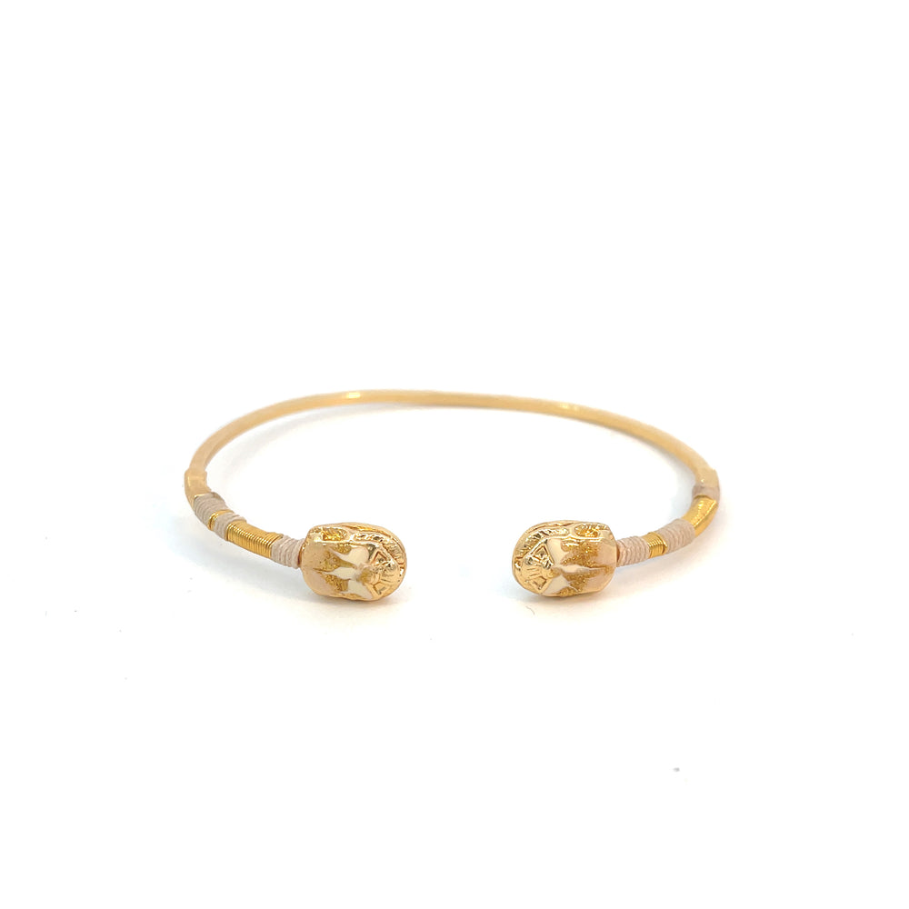 Gas Bijoux Duality Scaramouche Bracelet Cream Gold