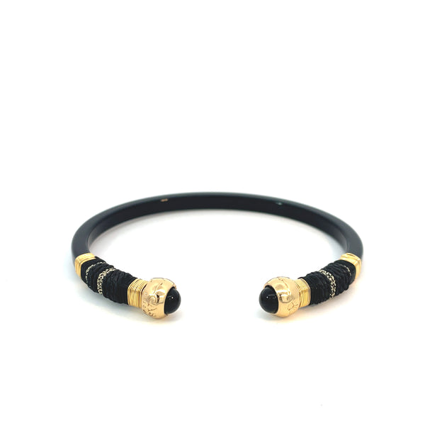 Gas Bijoux Sari Black Bracelet