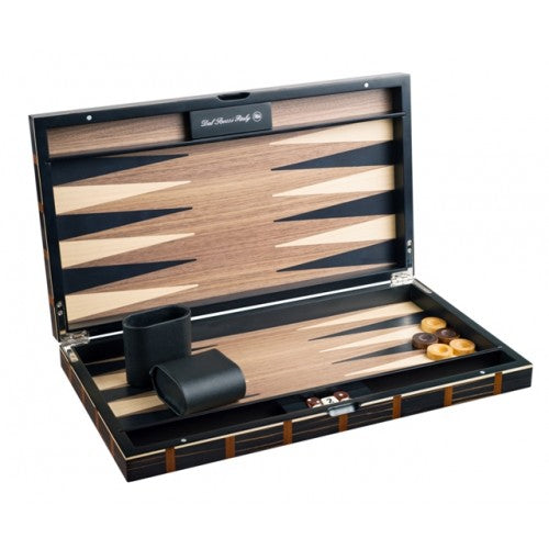 Dal Rossi Luxury Mosaic Wood 15" Backgammon Set