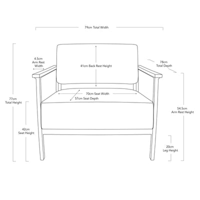 Darcy and Duke Hudson White Gusto Chair