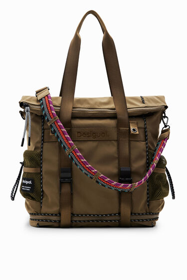 Desigual Multi Position Backpack Natural