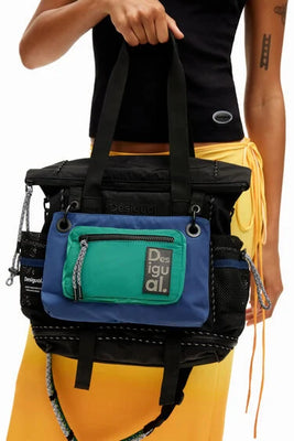 Desigual Multi Position Backpack Black