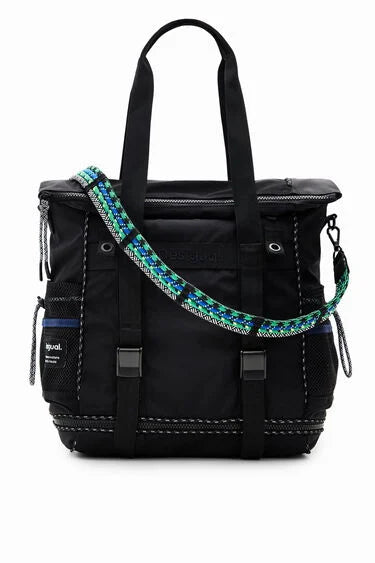 Desigual Multi Position Backpack Black