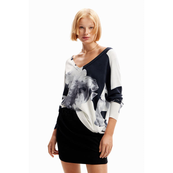 Desigual Fine Collage Pullover Knit