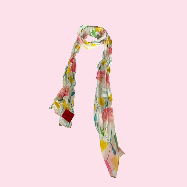 Erfurt Scarf Long Neck-Tie Floral Printed Scarf