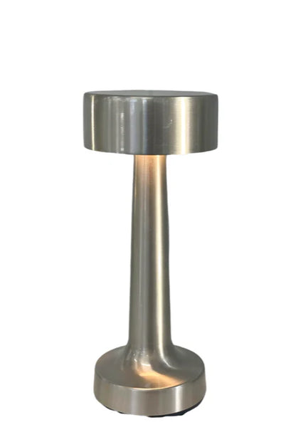 Flair USB Silver Table Lamp