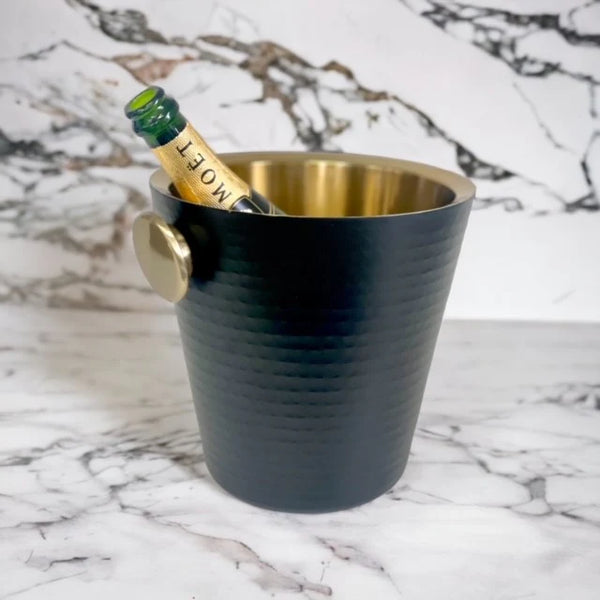 Flair Black and Gold Champagne Cooler