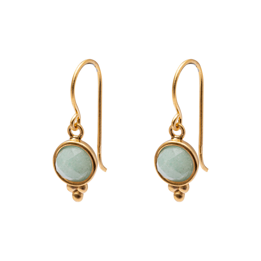 Gammie Moonstone Gold Earring