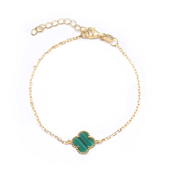 Gammie Clover Malacite Green Bracelet