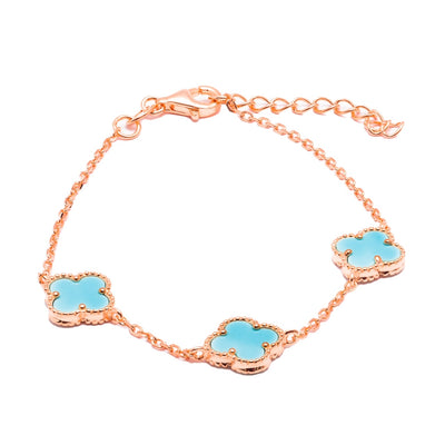 Gammie Clover Rose Gold Bracelet