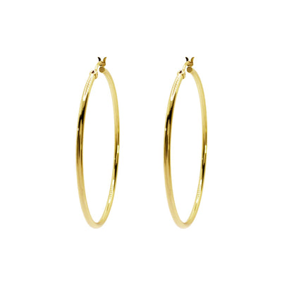 Gammie Gold Filled Fine Hoop Earring