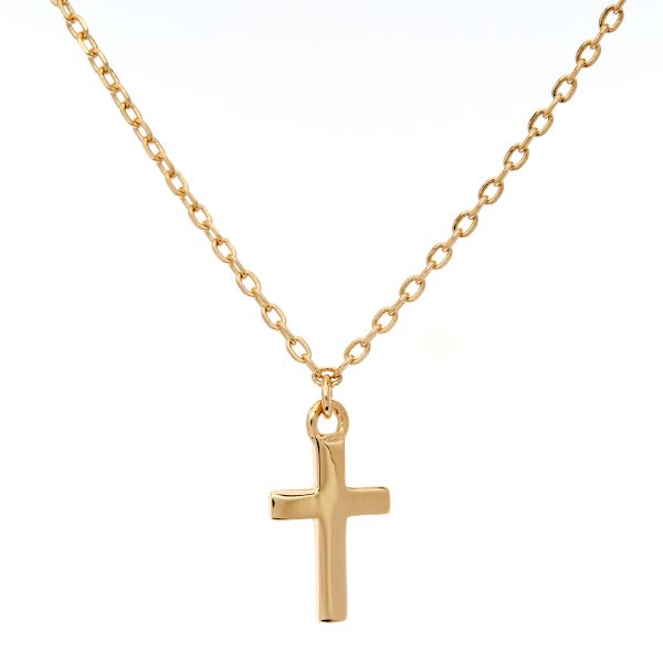 Fine Chain Cross Necklace