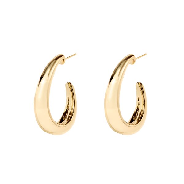 Gammie Gold Hoop Stud Earring