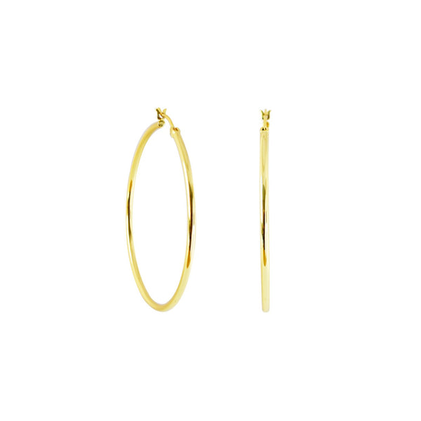 Gammie Gold Filled Fine Hoop Earring