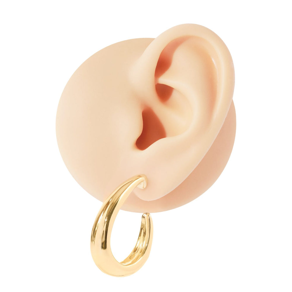 Gammie Gold Hoop Stud Earring