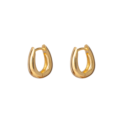 Gammie Gold Thick Huggy Earring