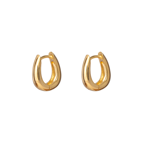 Gammie Gold Thick Huggy Earring