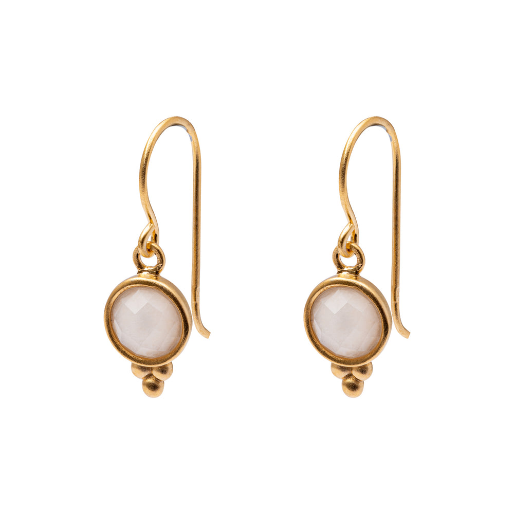 Gammie Moonstone Gold Earring