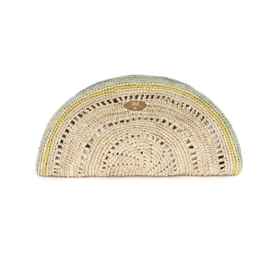 Gas Bijoux Raffia Sol Clutch