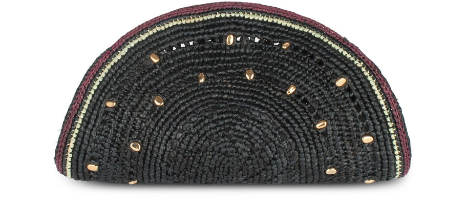 Gas Bijoux Raffia Sol Clutch