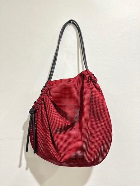 InZu Cocco Tote Bag Embroidered Red