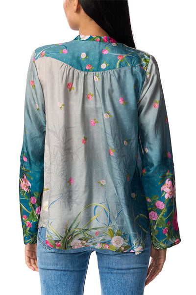 Johnny Was Heaven Silk Blouse