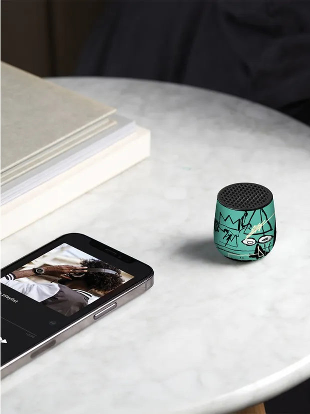 Lexon Mino + By Lexon Jean-Michel Basquiat Bluetooth Speaker Limited Edition