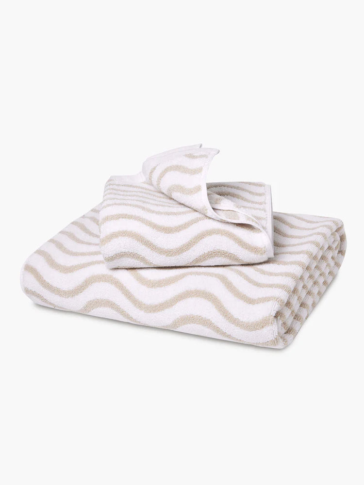 L&M Home Luxe Towels Wave Natural