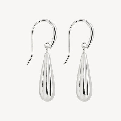 Najo Raya Baton Silver Earrings