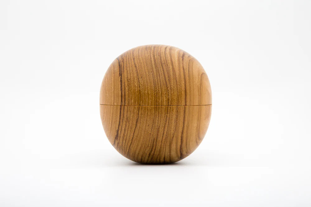 Only Orb Candle OH!  Bespoke Refillable Teak Candle