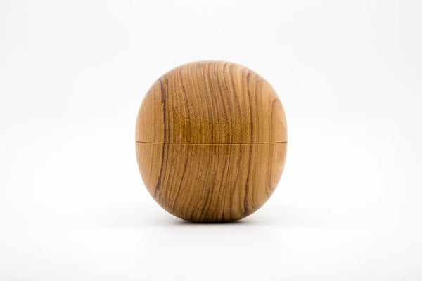 Only Orb Candle OH!  Bespoke Refillable Teak Candle