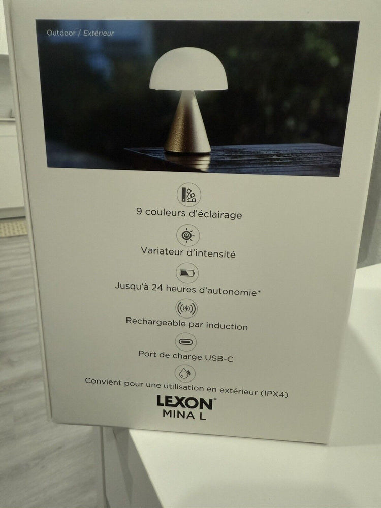 Lexon Mina Lamp Large Light Pink