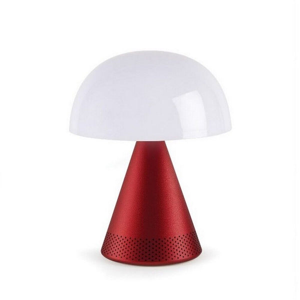 Lexon Mina Lamp Large Audio Dark Red