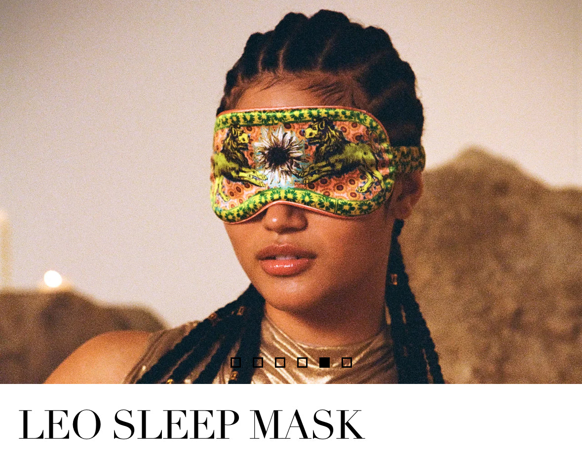 Slip Pure Silk Eye Mask Zodiac Leo