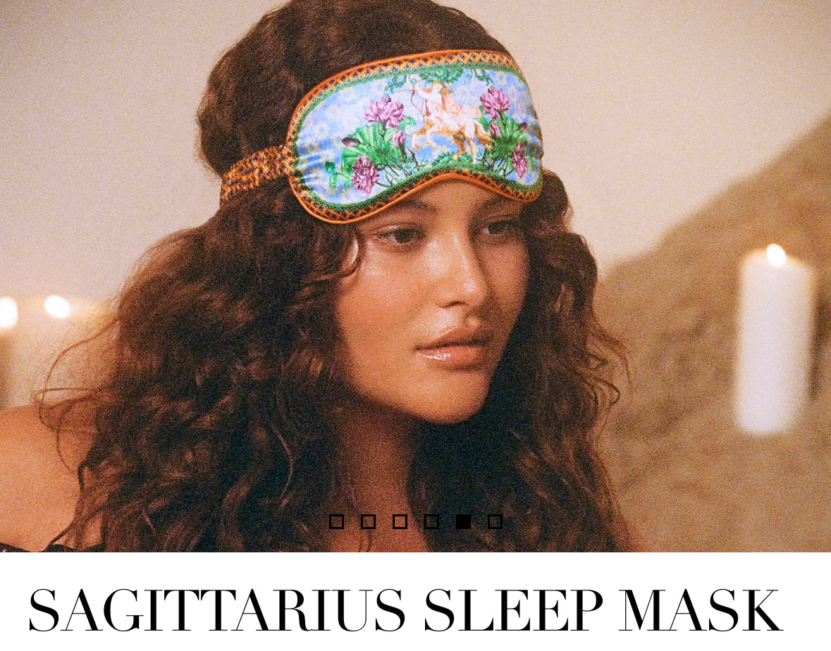 Slip Pure Silk Eye Mask Zodiac Sagittarius