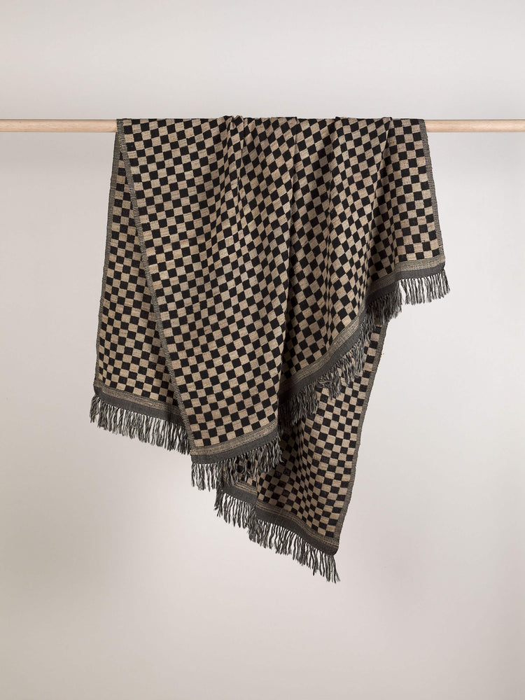 L&M Home Matteo Wool Silk Throw